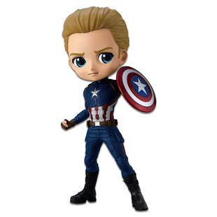 正版万代眼镜厂Qposket 漫威 复仇者联盟 钢铁侠美国队长洛基手办