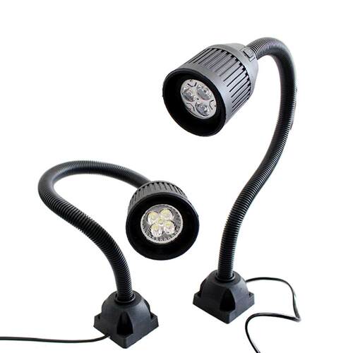 机床工作灯LED车床工作照明灯24V36V220V机床灯架配件磁性机床灯