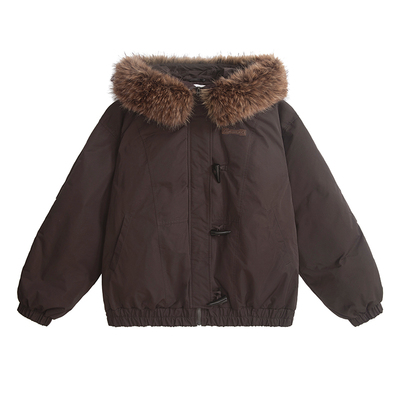 UNIFREEPLUS大码韩系工装羽绒服