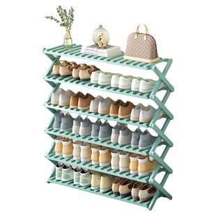 简易折叠鞋架子家用门口多层小型宿舍室内免安装鞋柜2024新款爆款