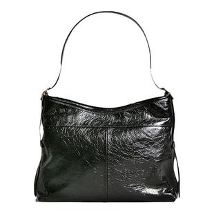 食草堂包包2025新款托特包单肩包通勤包头层牛皮腋下包高级ZB-233