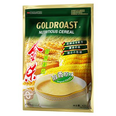 【官方正品】金味麦片原味冲饮速溶即食燕麦代餐饱腹营养早餐