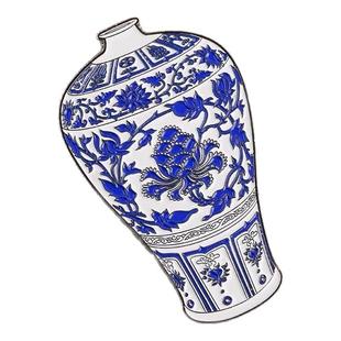 江西文创景德镇瓷器之都博物馆元青花金属冰箱贴周边纪念品伴手礼