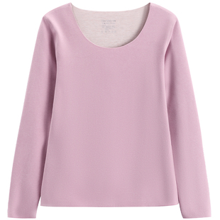 芬腾保暖内衣女士秋冬季新款长袖秋衣冬天女款修身内穿打底衫上衣