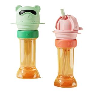 儿童瓶盖转换头露思同款便携式吸管盖防呛喝水神器宝宝矿泉水吸嘴