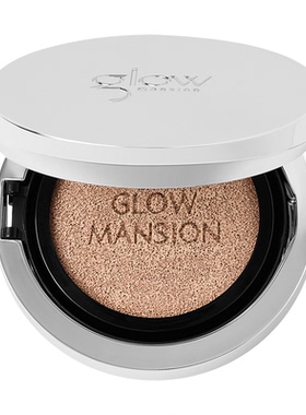 韩女水光肌▲glow mansion玻璃水光气垫遮瑕保湿轻薄自然细腻养肤