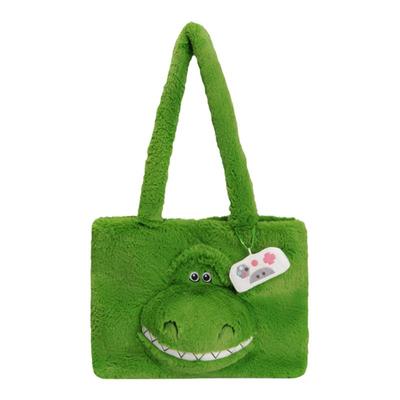 Potdemiel抱抱龙毛绒乖巧单肩包