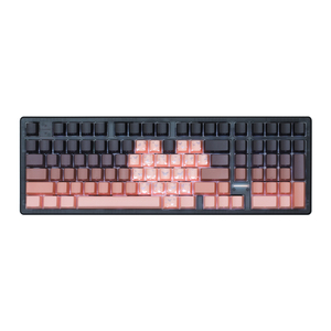 腹灵MK100蝴蝶爱心机械键盘静音