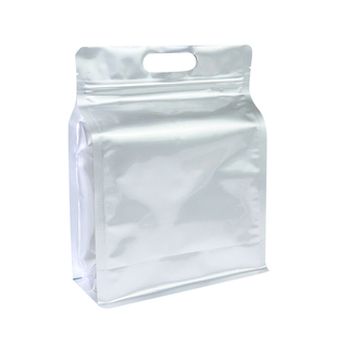 茶叶铝箔包装袋八边封手提加厚避光密封袋红茶绿茶通用自封自立袋