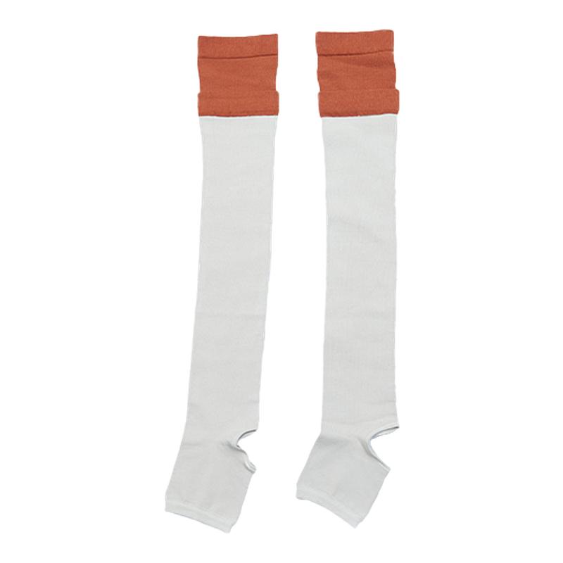 【ENG】Effet de Soleil长筒袜双色拼接踩脚堆堆袜子靴女新品