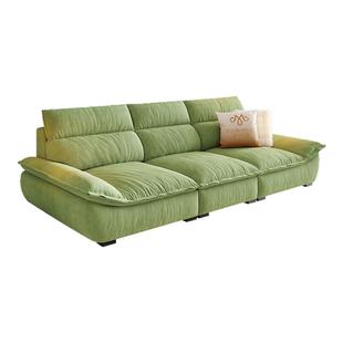 帕沙曼 可拆洗帆船沙发布艺客厅小户型现代简约猫抓布沙发宽坐深