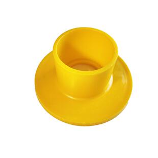 滑梯圆管扣件立柱帽子钢管盖子健身器材帽盖跷跷板配件塑料件堵头