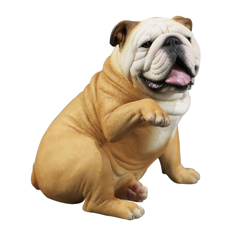 英国斗牛犬模型摆件树脂英斗摆件