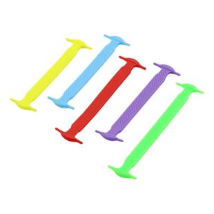 硅胶懒人鞋带扣免系神器小白鞋弹性男女弹力松紧彩色儿童白色免洗