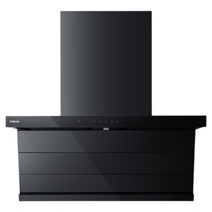 老板小黑翼D1P顶侧双吸抽油烟机家用燃气灶套装大吸力官方正品