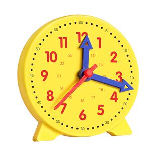 钟表模型小学教具数学具盒一年级二年级下册人教版全套装儿童专用认识钟表和时间开学入学习必备用品用具玩具