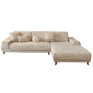 高级感沙发垫简约现代奶油风坐垫2025新款四季通用防滑沙发盖布巾