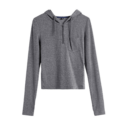 250g修身显瘦连帽打底衫长袖t恤