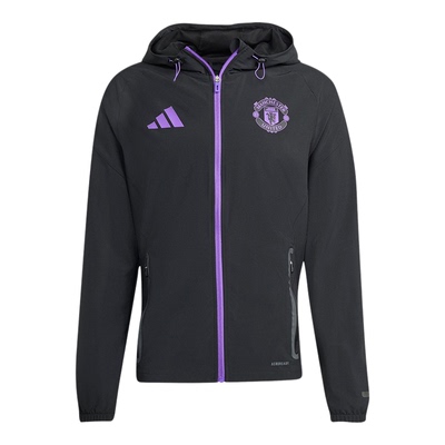 Adidas/阿迪达斯正品2025秋季款男士日常运动连帽足球外套JV5351