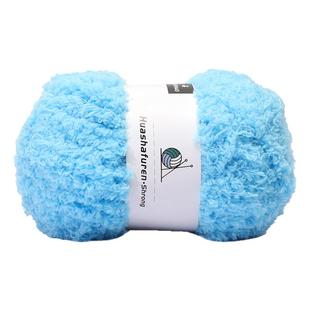 九色鸟亲肤绒毛线团 珊瑚绒毛线 手工diy编织围巾宝宝线材料包