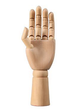 实木关节人模型灵活旋转木手美术教学道具素描用品木偶人桌面摆件