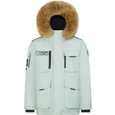 波司登貉子毛领鹅绒男女同款连帽