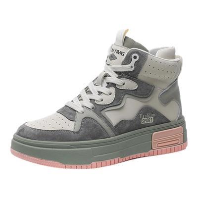 加绒保暖马丁靴高帮鞋真皮短靴子