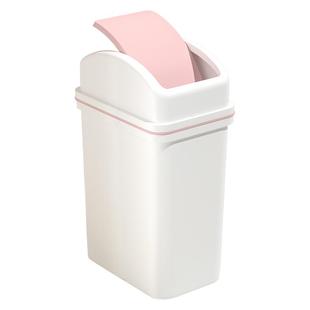 垃圾桶家用2026新款卫生间厕所客厅创意带盖夹缝窄翻盖摇盖大容量
