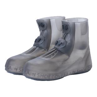 雨鞋套防水加厚耐磨防滑防暴雨女款防雨高筒鞋套水鞋下雨脚套雨靴