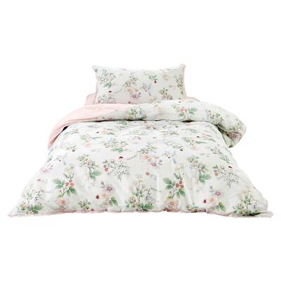 水星儿童60S长绒棉套件母婴A类排汗吸湿速干四件套纯棉三件套女孩