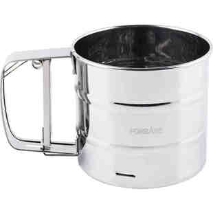 法焙客粉筛手持半自动面粉筛家用过滤网筛子筛网烘焙工具撒粉神器