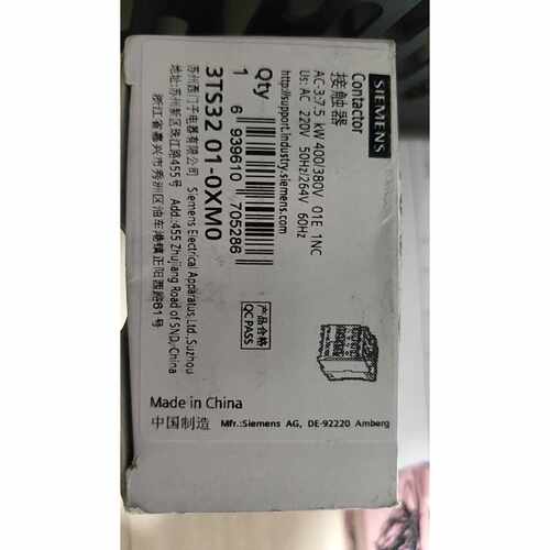 下单前咨询西门子接触器 3TS32 01-0XMO
