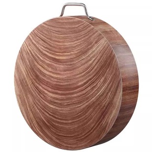 正宗越南蚬木铁木砧板实木圆菜板切菜案板家用防霉刀板整木占板