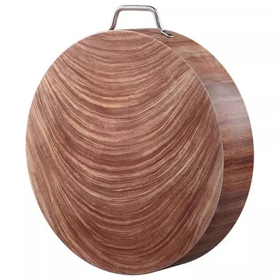 正宗越南蚬木铁木砧板实木圆菜板切菜案板家用防霉刀板整木占板