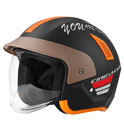 3C认证电动摩托车头盔电瓶车安全帽内推式镜片男女四季通用冬季