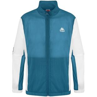 Kappa卡帕2026夏季皮肤衣男女梭织外套拼接休闲开衫室内空调服