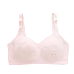 少女初中生纯棉内衣12-18岁高中学生薄款发育期无钢圈文胸防凸点