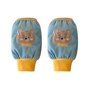 秋冬季新款儿童袖套女童卡通可爱防污耐脏套袖宝宝羽绒服加厚护袖