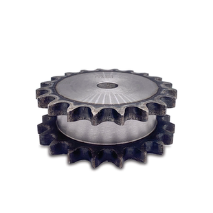 假双排链轮双驱链轮4分08A40B45钢单排链条进口大牌平替节距12.7