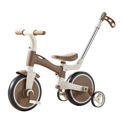 儿童三轮车可坐可骑可滑手推脚踏