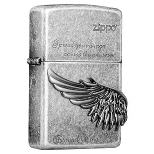 Zippo防风煤油打火机正品飞得更高男高端送男友实用惊喜生日礼物