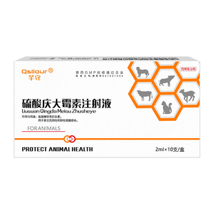 硫酸庆大霉素注射用液狗狗宠物猫咪雾化肠炎拉稀鱼用乌龟针剂兽用