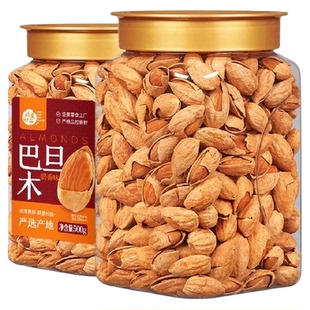 每果时光手剥巴旦木新货大杏仁扁桃仁巴达木每日坚果干果年货零食