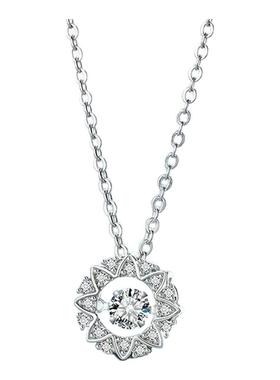 跳动的心项链送女友项链