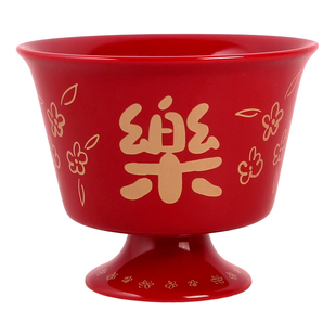 蓝莲花家居新婚礼物送新人新娘闺蜜结婚高脚对杯订婚实用品伴手礼