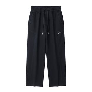 猫人100S匹马棉纯棉休闲裤男士工装裤宽松运动直筒长裤子秋冬新款