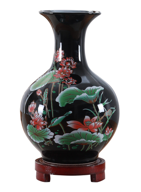 景德镇器新客厅酒柜玄关陶瓷花瓶