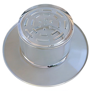 透明亚克力圆形罩鱼缸过滤底滤排水防沙罩挡沙板水族配件强排罩