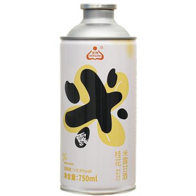 生龙米露甘酒桃子桂花酒低度微醺