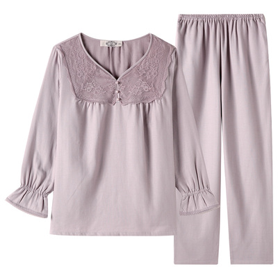 美标秋冬女双层棉纱罗夫格长袖套